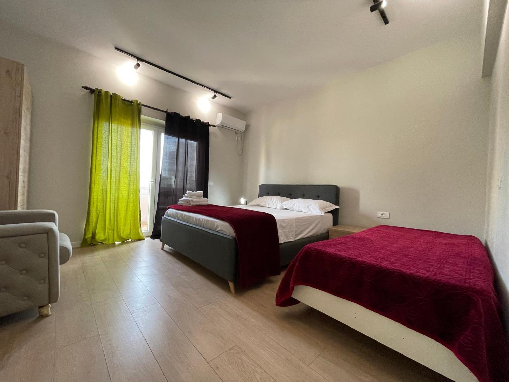Downtown View Modern Apartment Tirana Kültér fotó