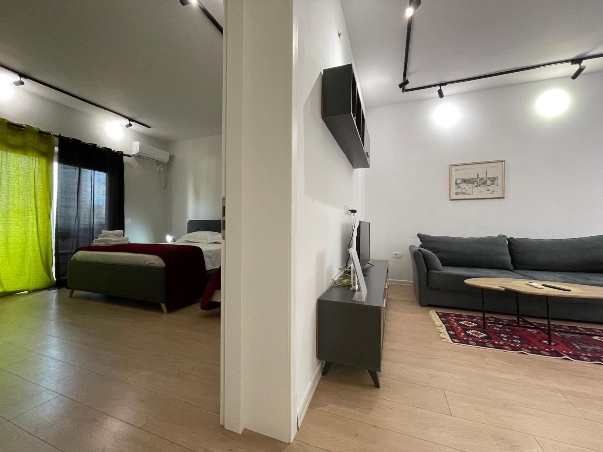 Downtown View Modern Apartment Tirana Kültér fotó